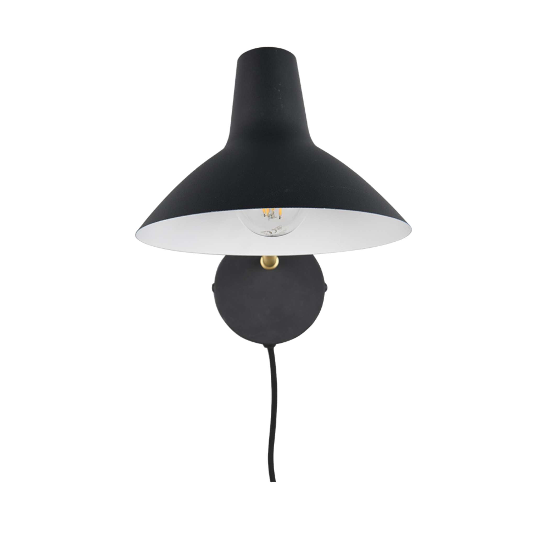 TRIO Traveller Wall light E27 - black/gold