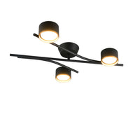 TRIO Coda Ceiling light 3-piece GX53 - black/gold
