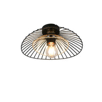 TRIO Lauris Ceiling light E27 - matte black/gold