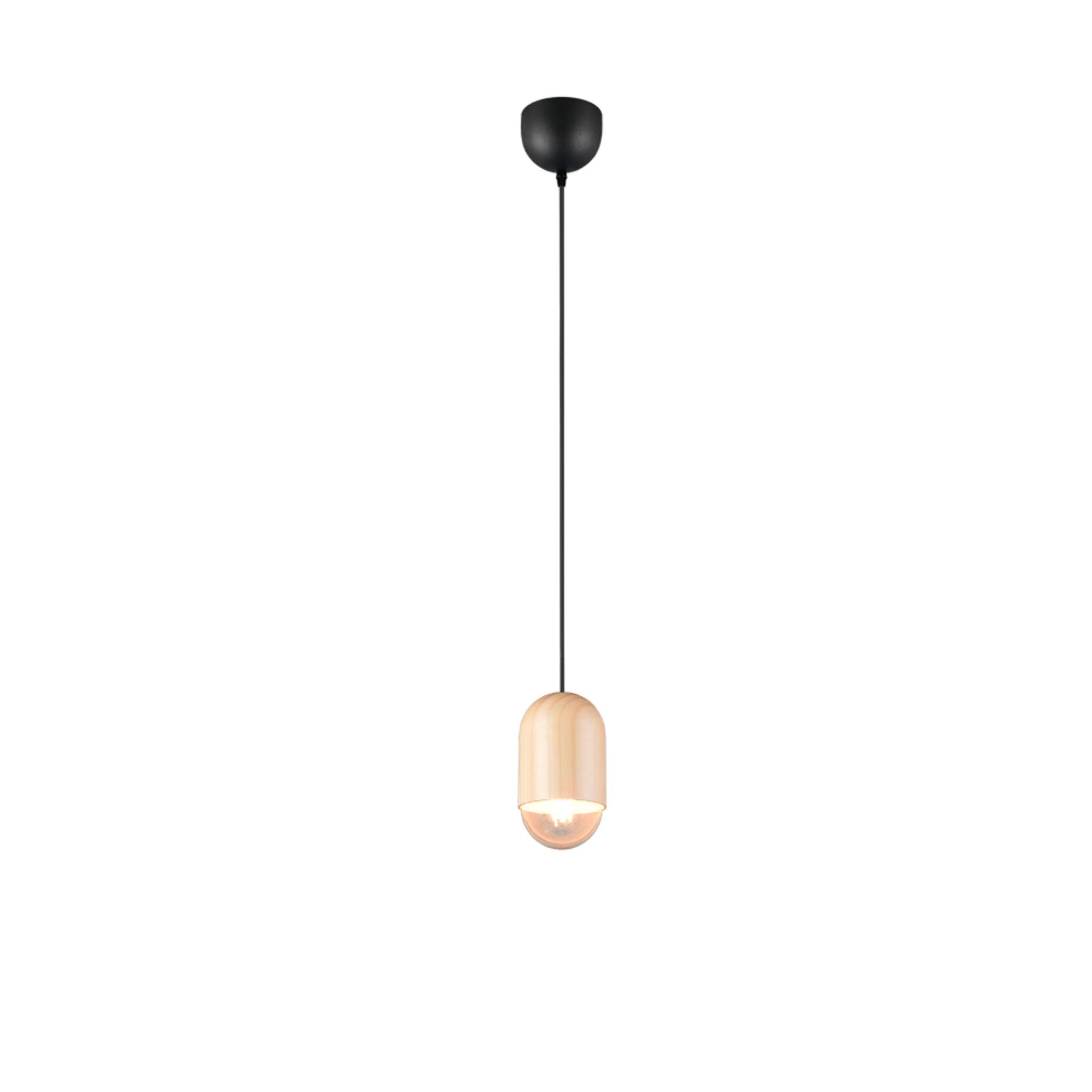 TRIO Nara Pendant light E27 - wood