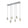 TRIO Verano LED Pendant light 6-piece - clear