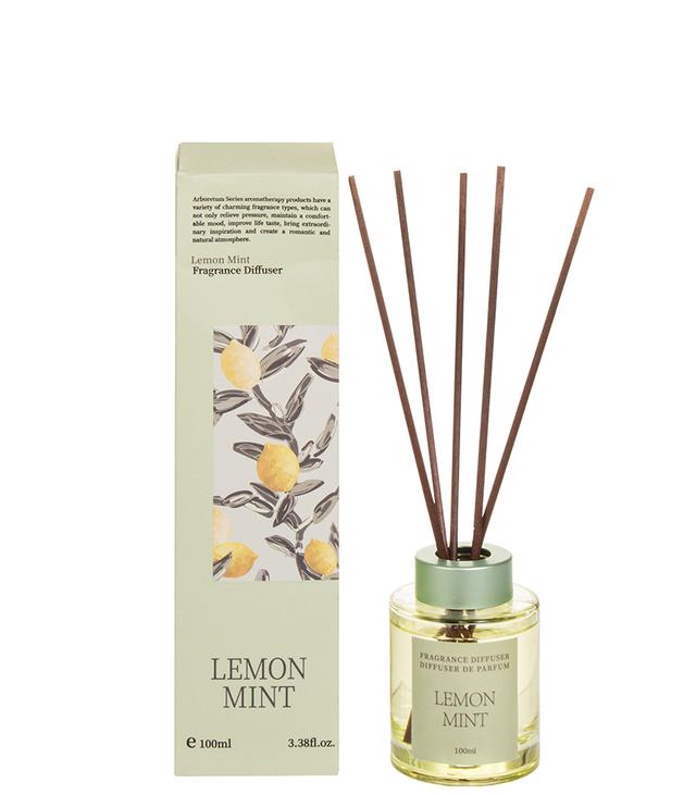 Huonetuoksu lemon mint 100ml.