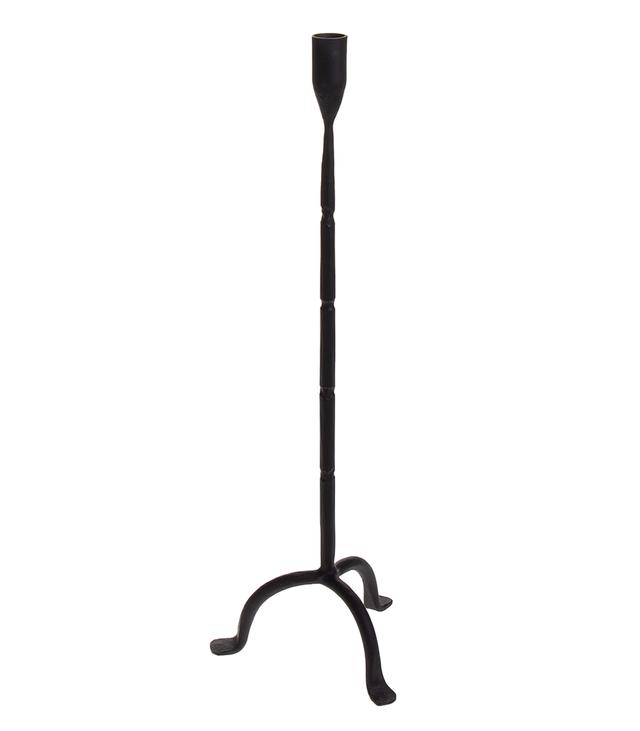 Kynttilänjalka musta 50cm IRON.