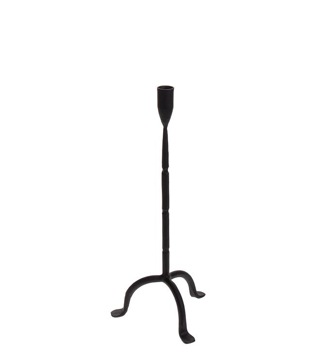 Kynttilänjalka musta 40 cm IRON.