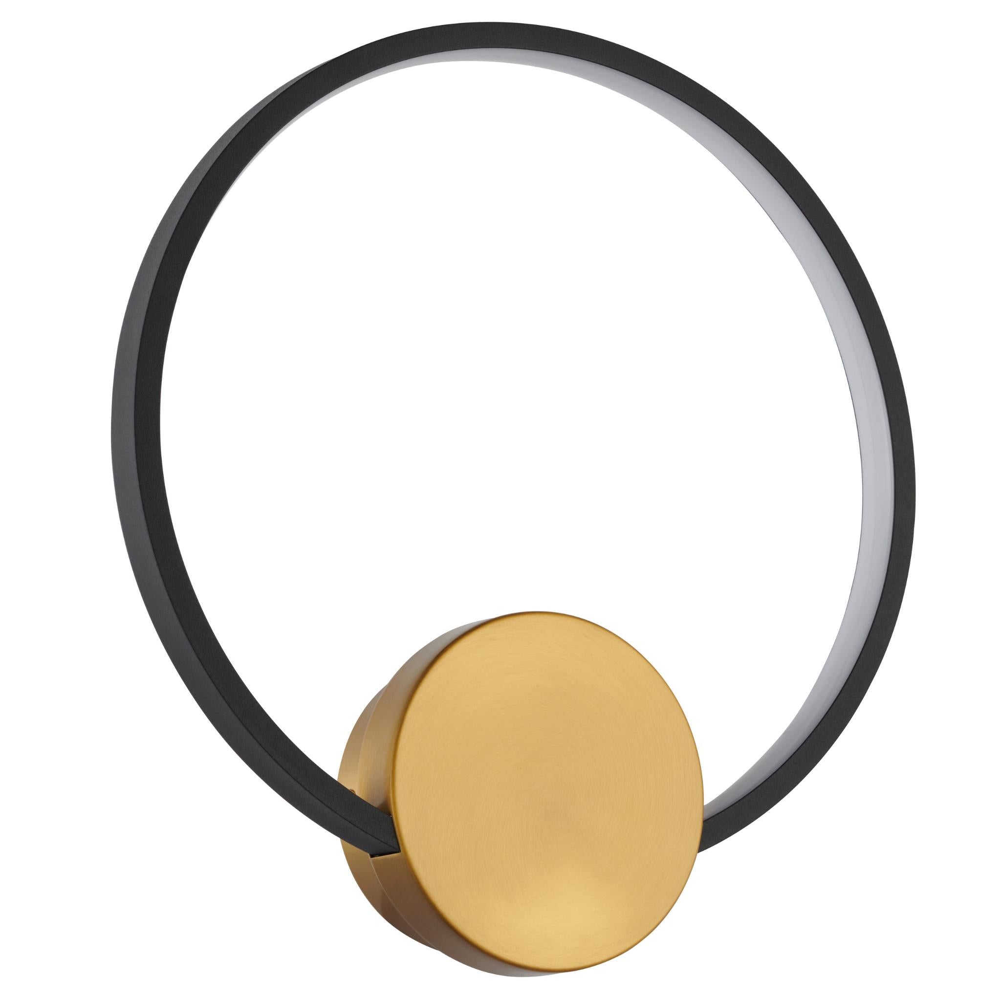 Condida - 241101-32 - LED wall light - brass/sand black