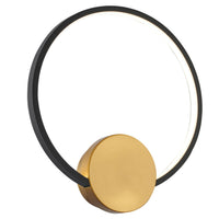 Condida - 241101-32 - LED wall light - brass/sand black