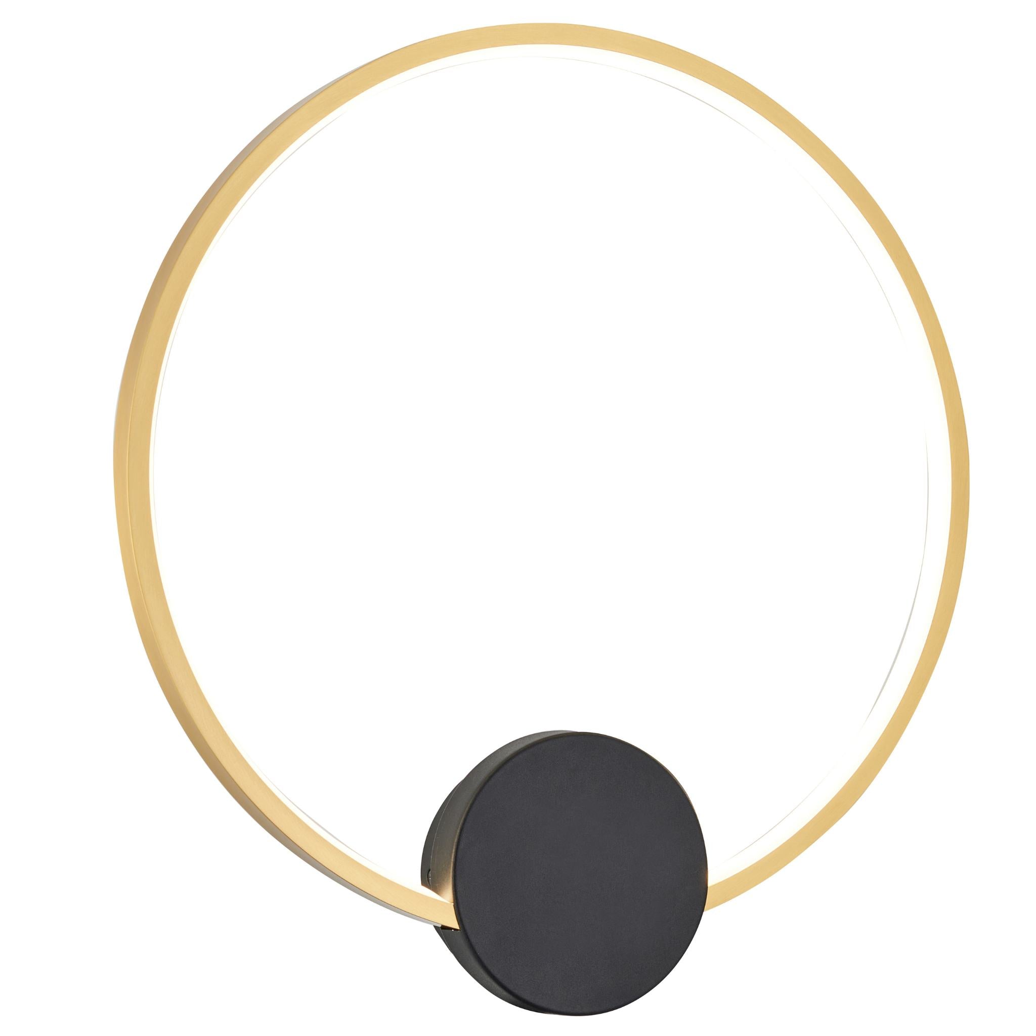 Condida - 241111-30 - LED wall lamp - sand black/brass