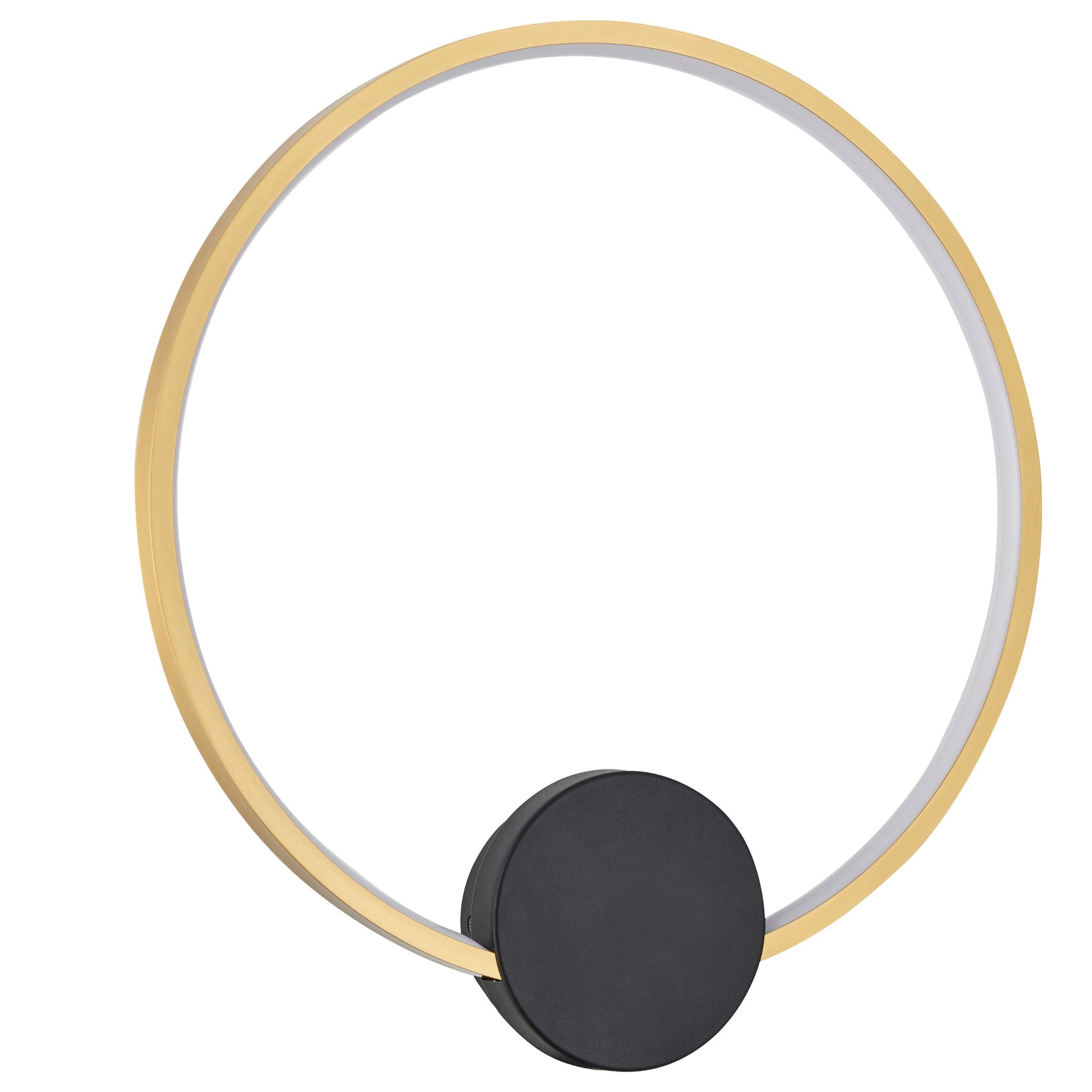 Condida - 241111-30 - LED wall lamp - sand black/brass