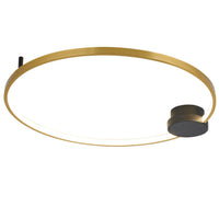 Condida - 641101-30 - LED ceiling light -  sand black/brass