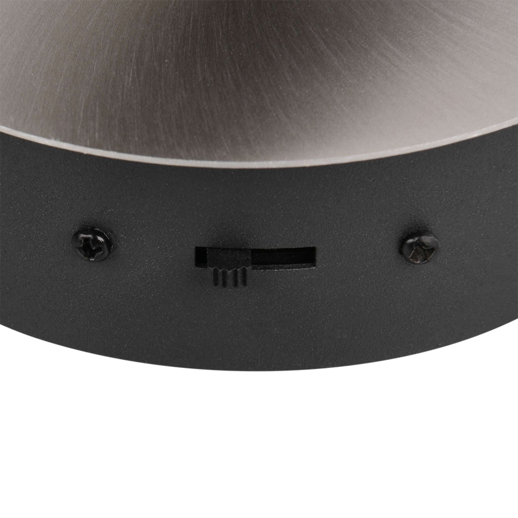 TRIO Orbit LED Wall light - brushed steel/matte black
