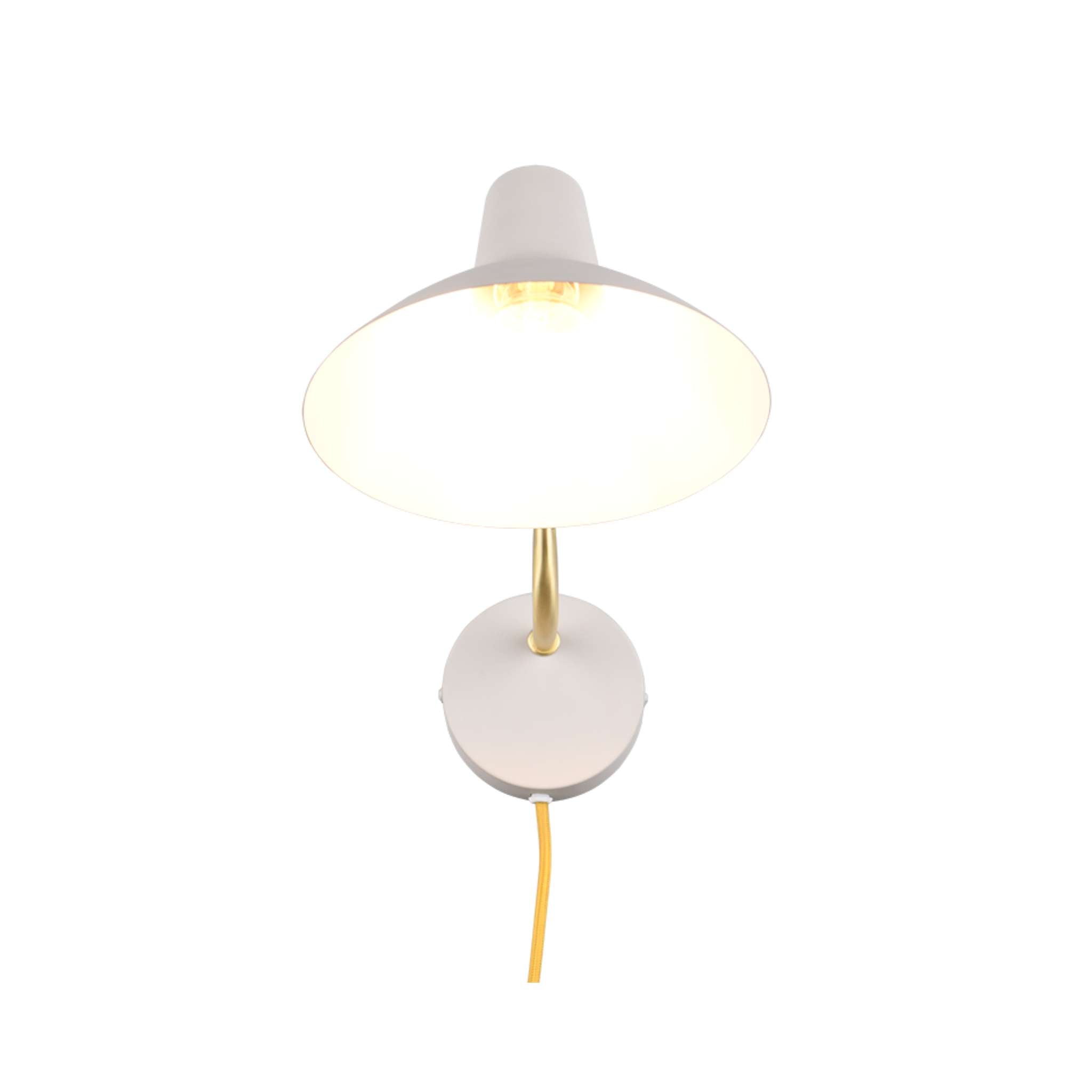 TRIO Traveller Wall light E27 - warm gray/gold