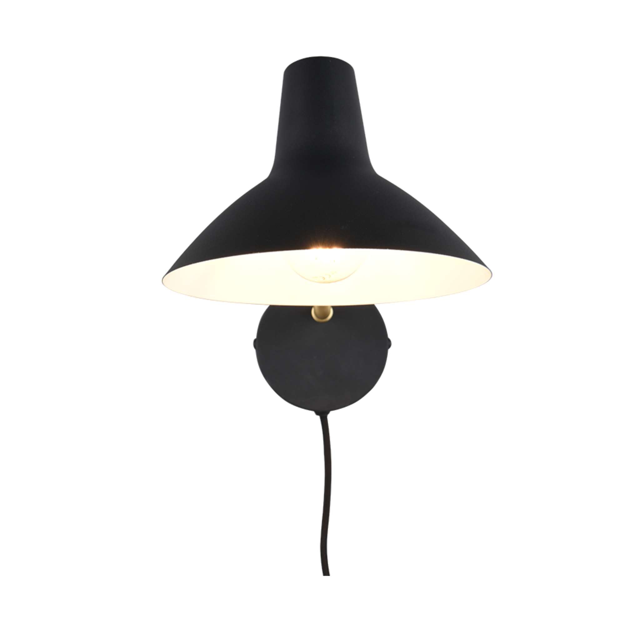TRIO Traveller Wall light E27 - black/gold
