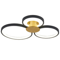 Condida - 641103-32 - LED ceiling light - brass/sand black