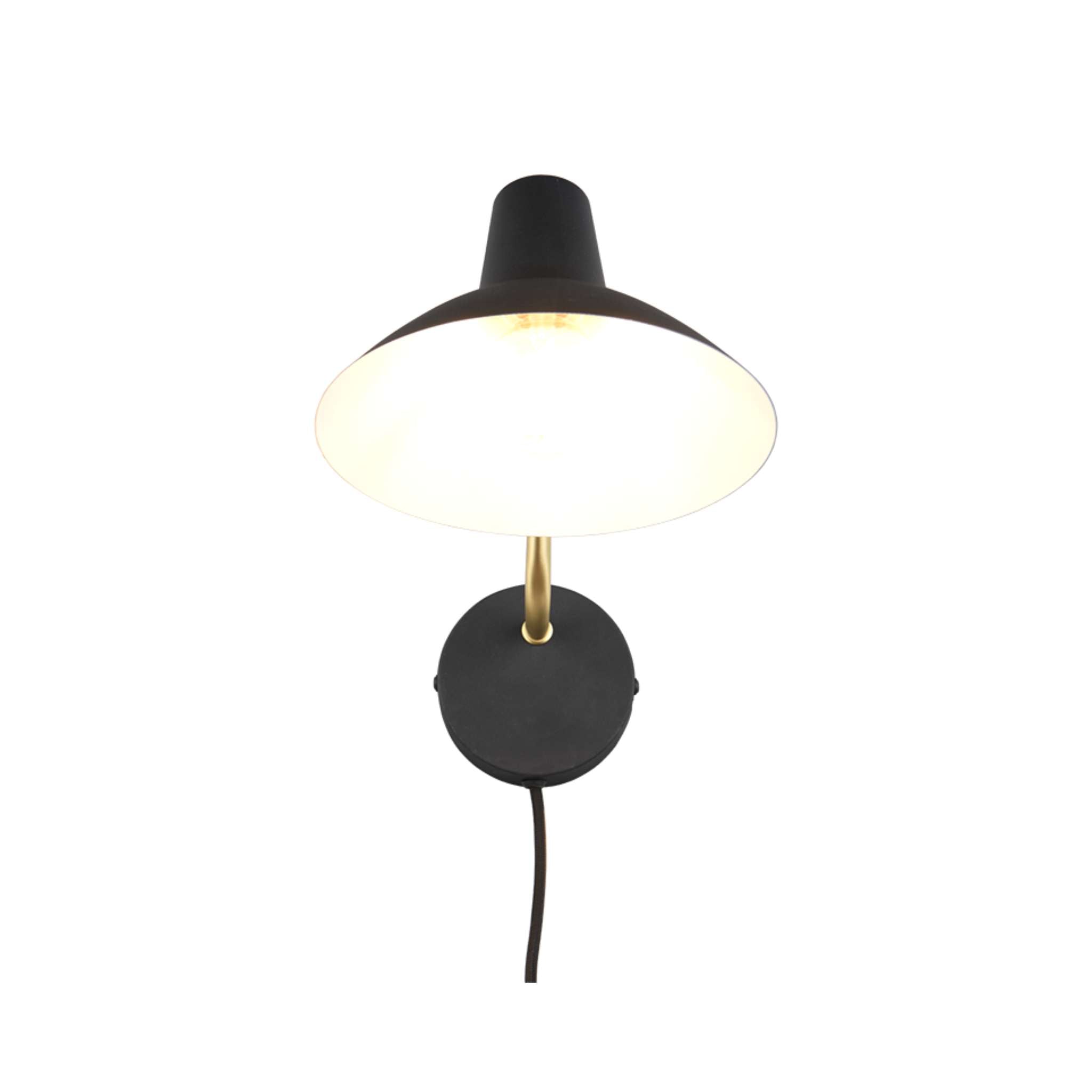 TRIO Traveller Wall light E27 - black/gold