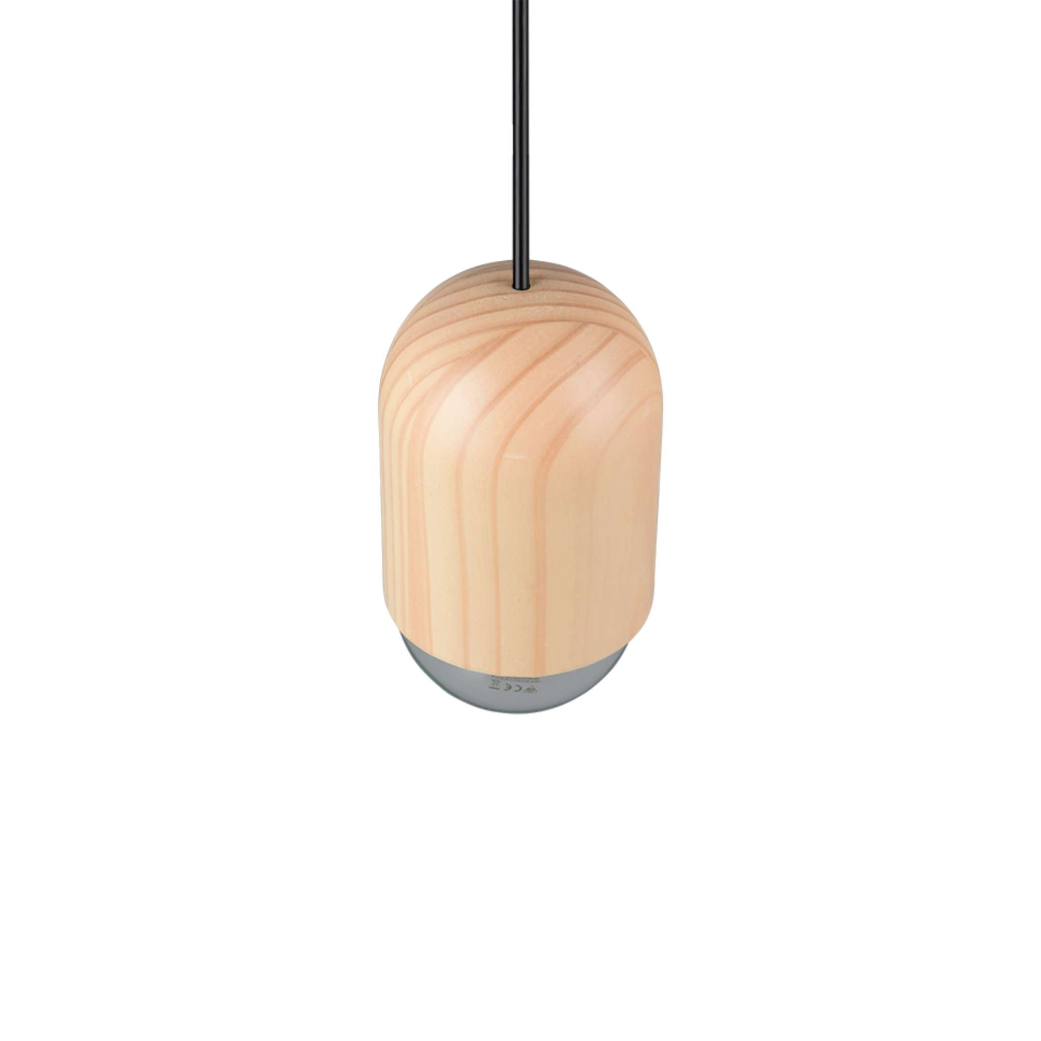 TRIO Nara Pendant light E27 - wood