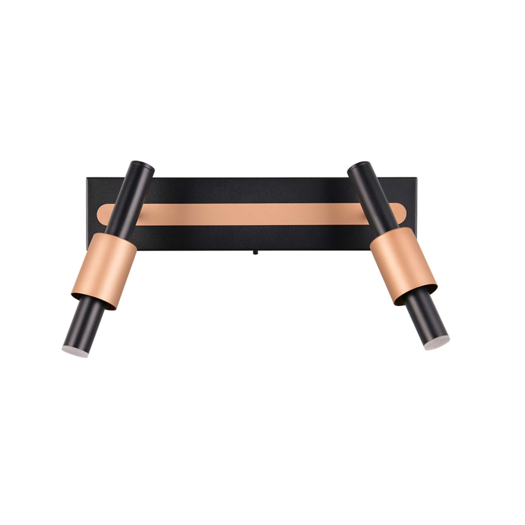 TRIO Ikaris LED spotlight 2-piece - matte black/coffee