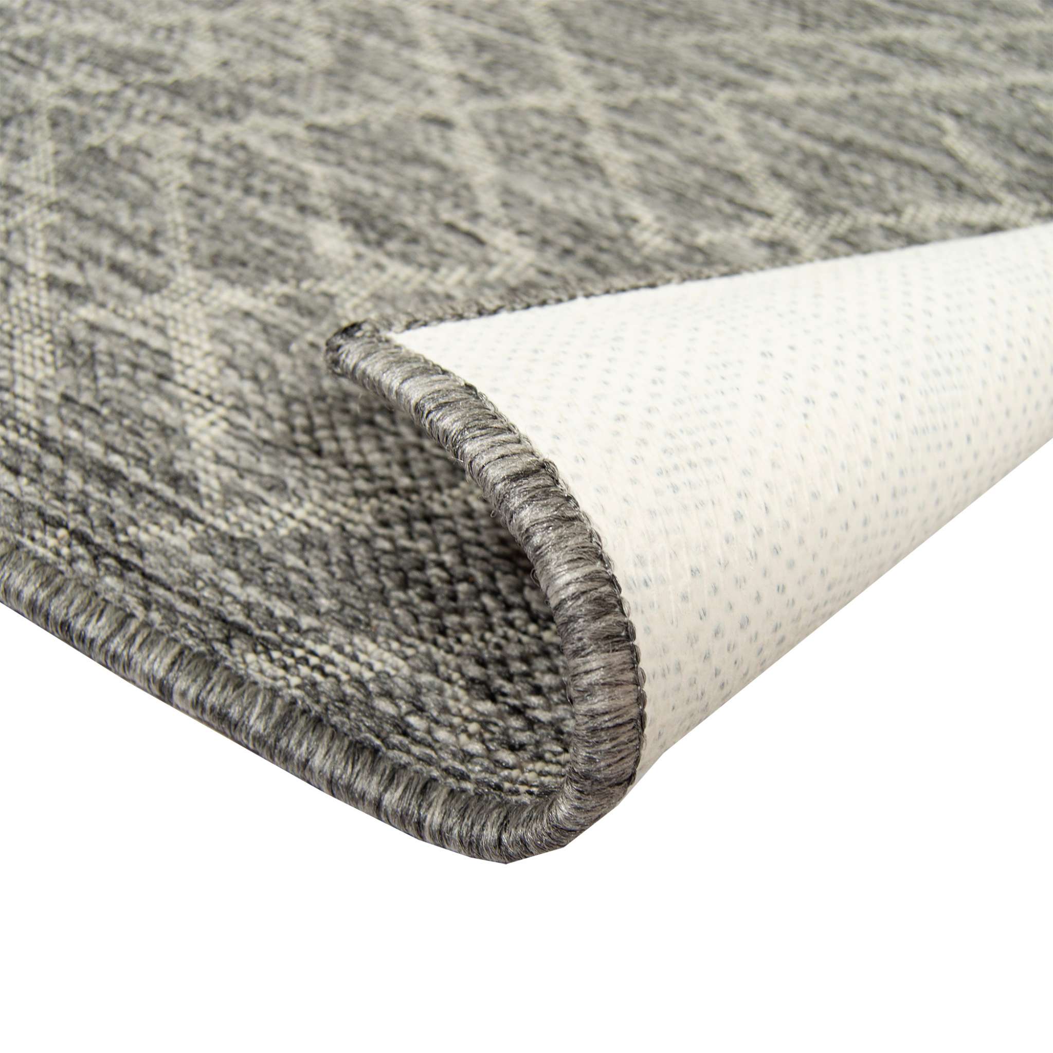 Alta rubber backed Rug Roll - gray