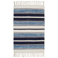 Arne Cotton rug - blue