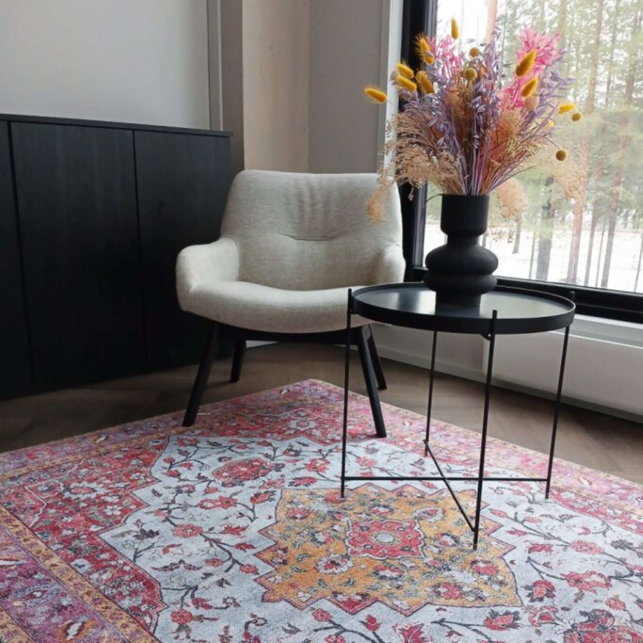 Aya Oriental Rug - Red