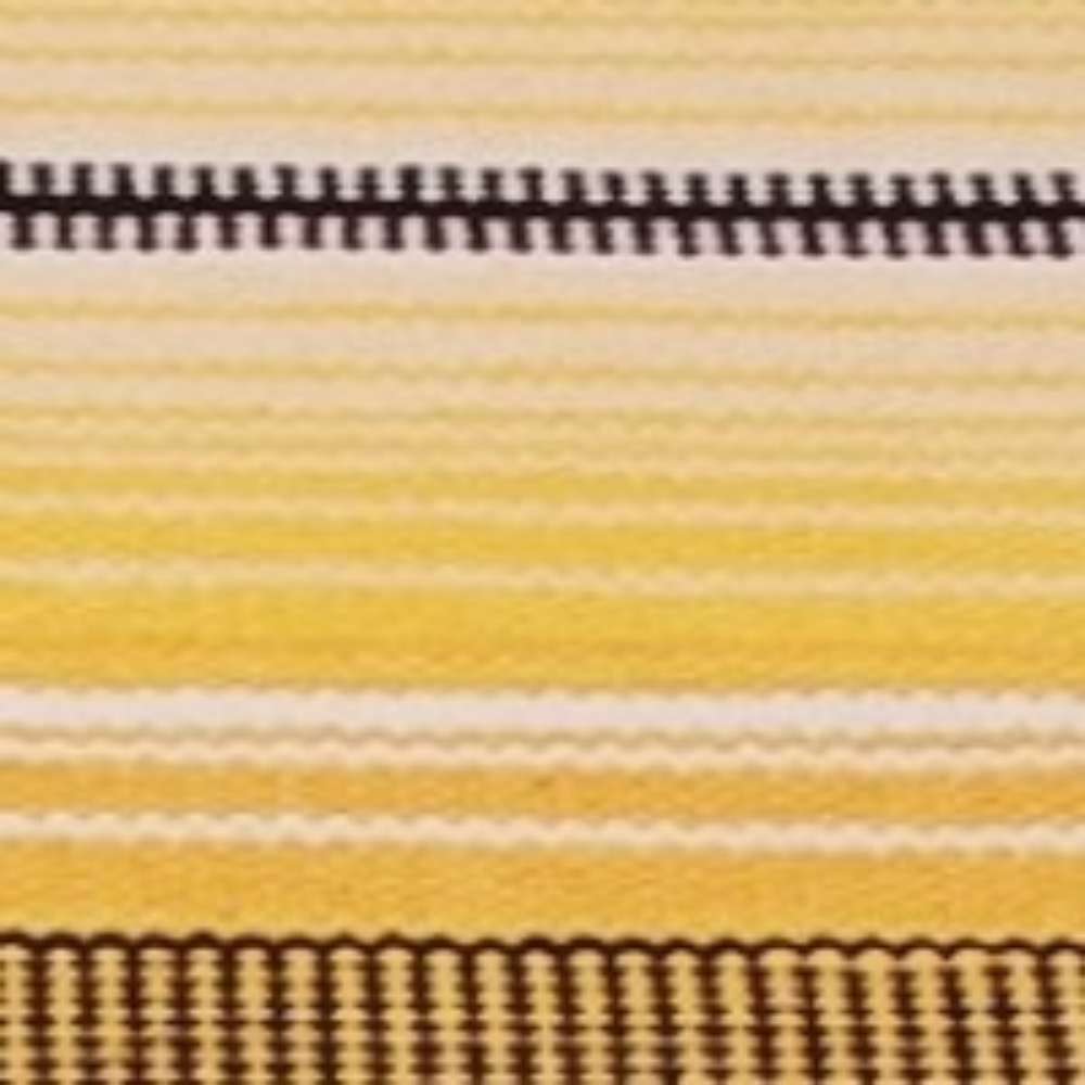 BERTA Cotton rug Roll - yellow