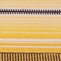 BERTA puuvillamatto Rulla - keltainen