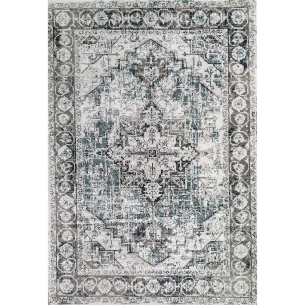 Bastian lyhytnukkainen matto - harmaa.