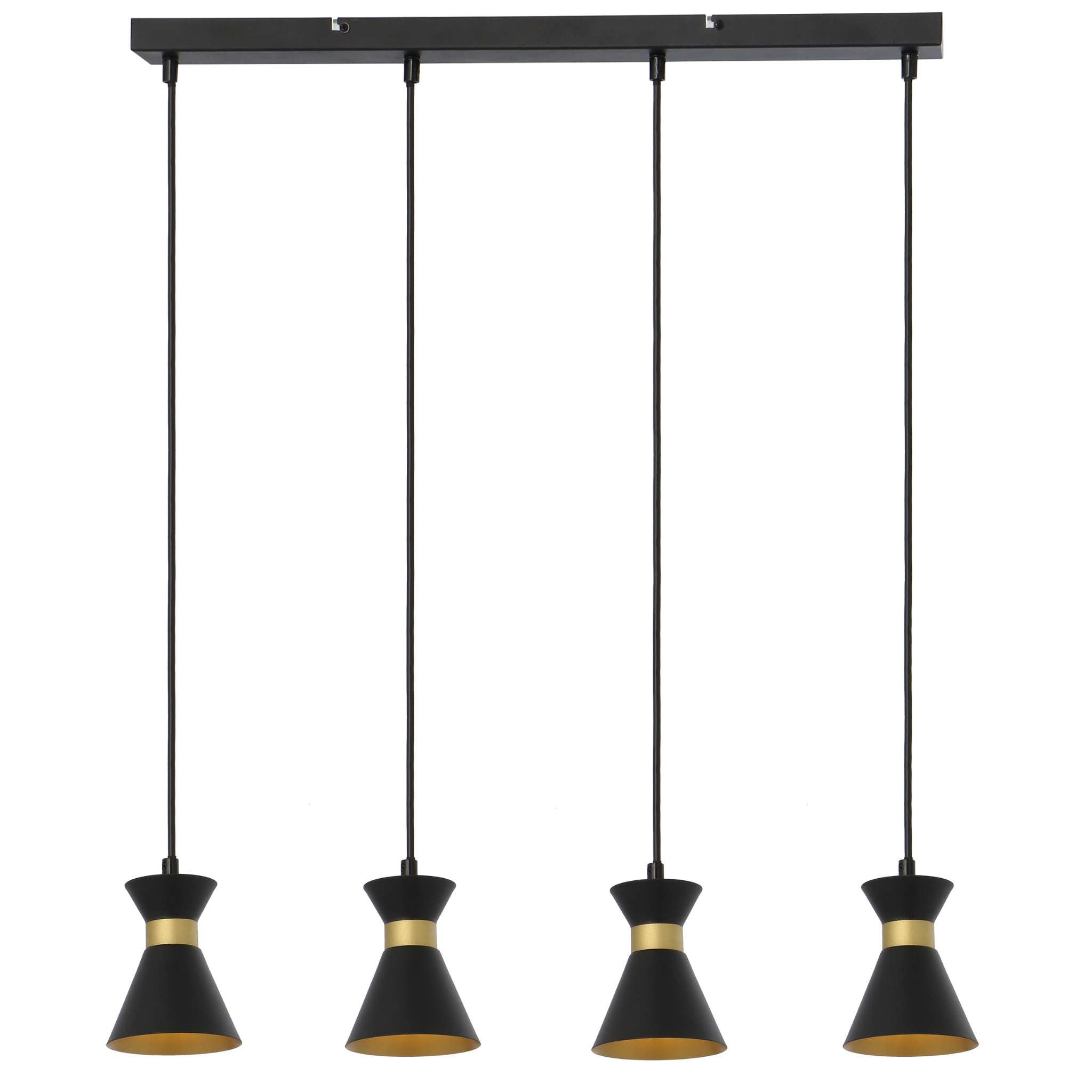 Breda 335704-02 - 4-piece pendant lamp - Matt black