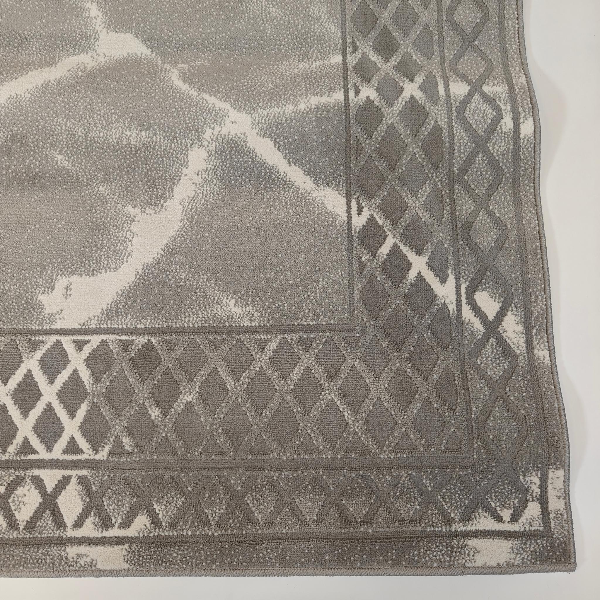 BRULI szary low pile Rug - gray