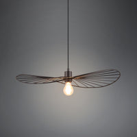 TRIO Chapeau pendant lamp - matte black