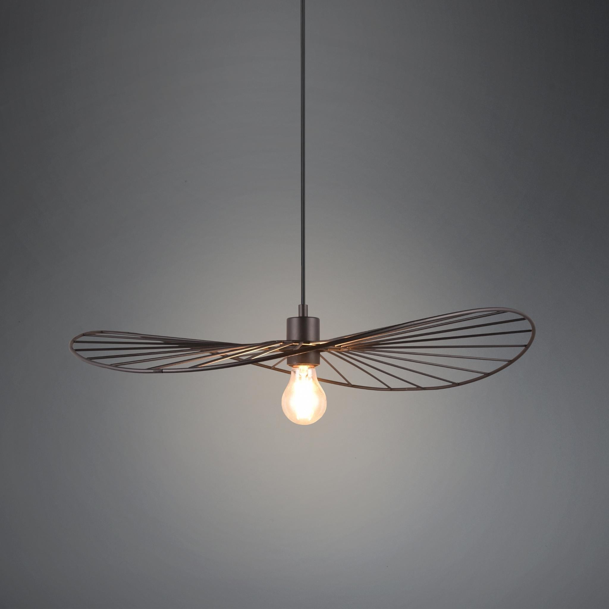 TRIO Chapeau pendant lamp - matte black