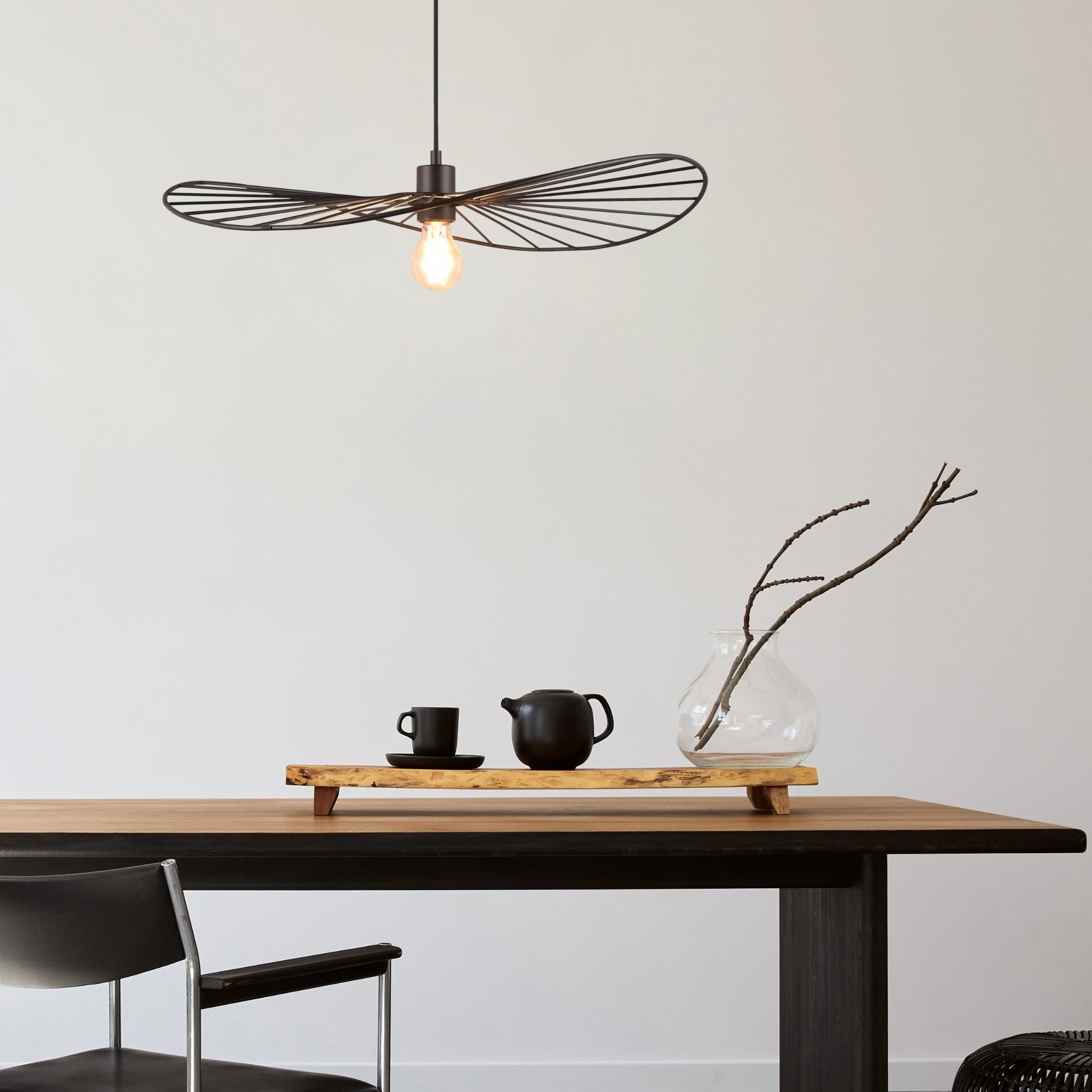 TRIO Chapeau pendant lamp - matte black