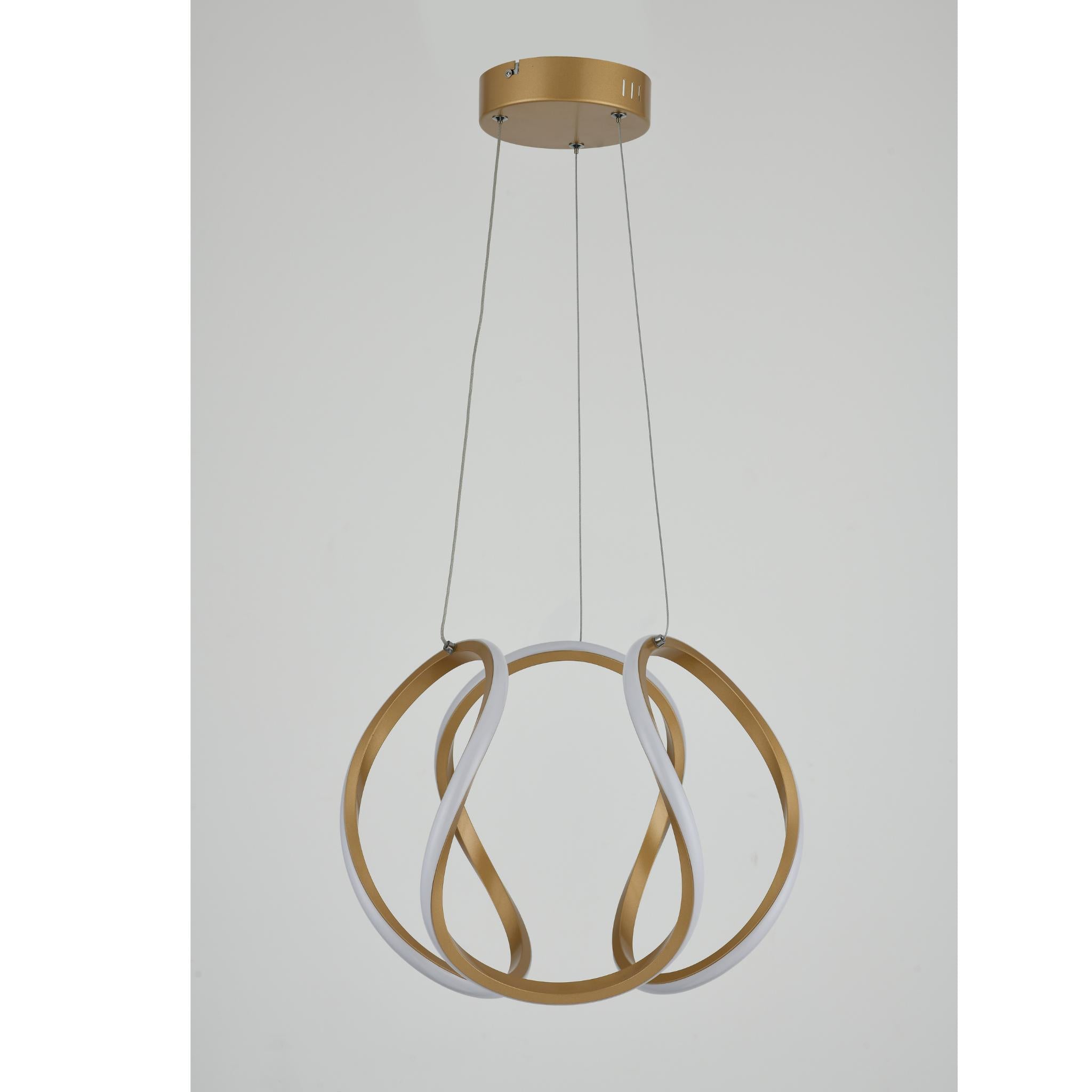 Clarence 335001-03 - Pendant lamp - Painted gold