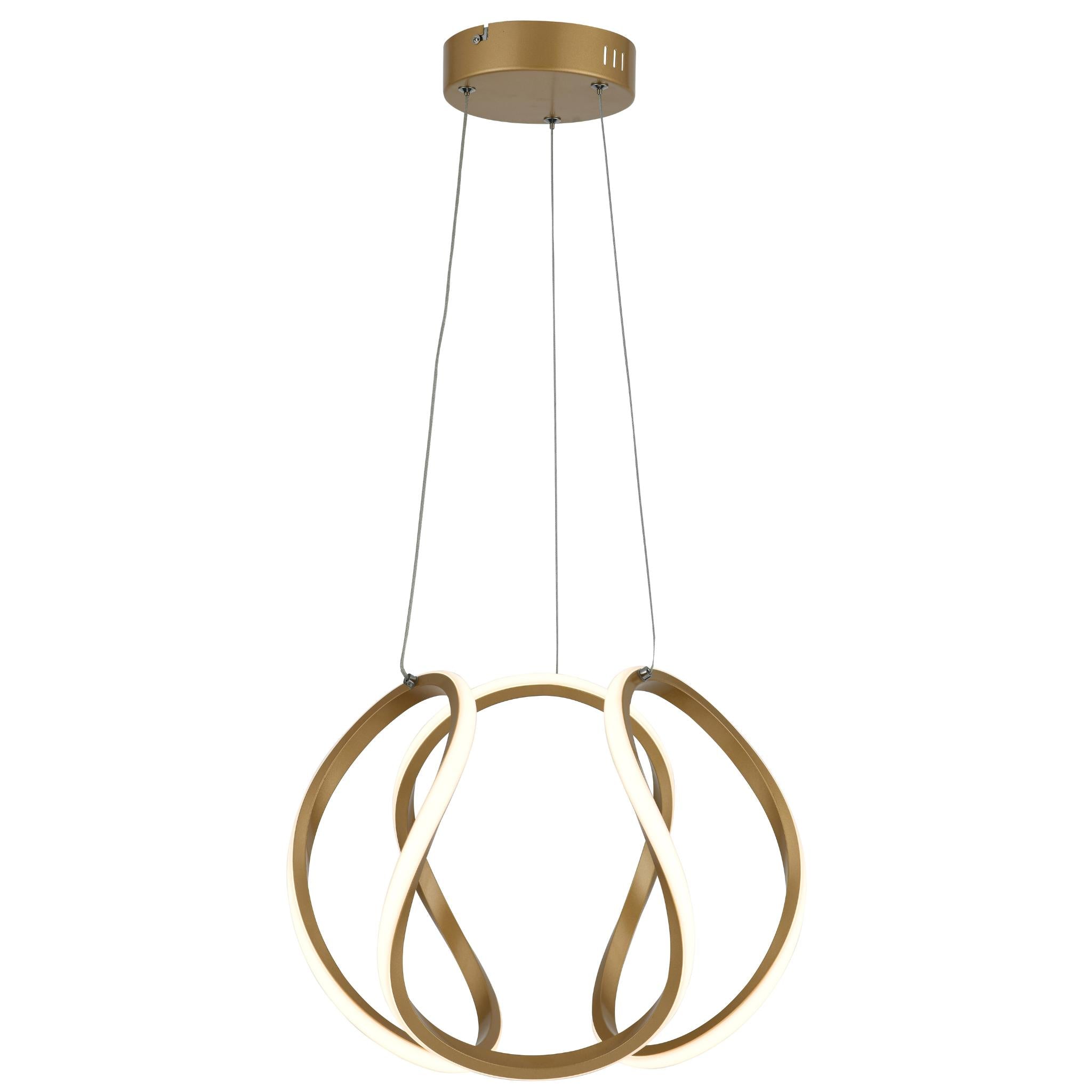 Clarence 335001-03 - Pendant lamp - Painted gold