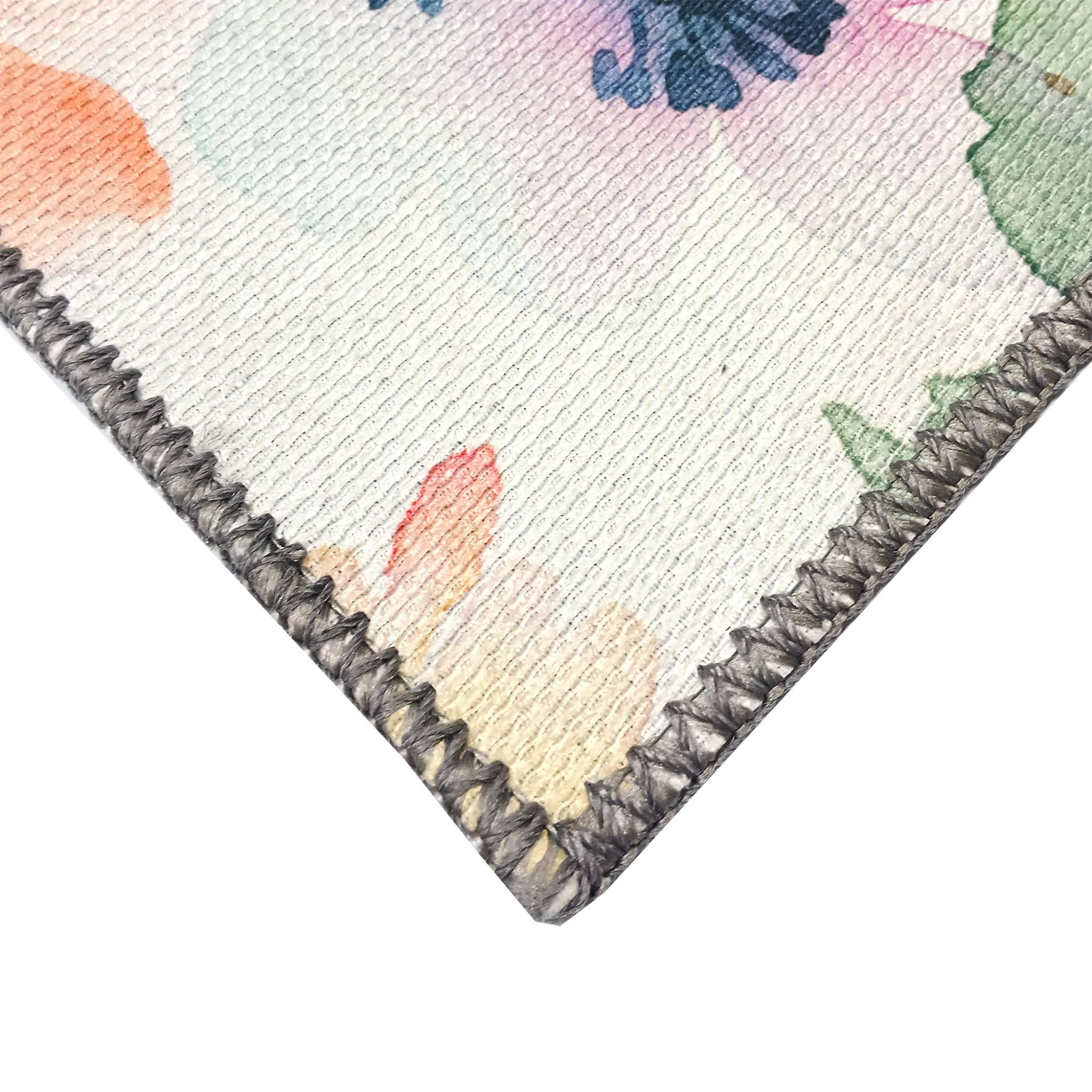 Daisy flower rug - purple