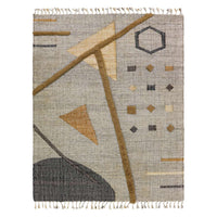 Finarte Helix jute rug - Gray