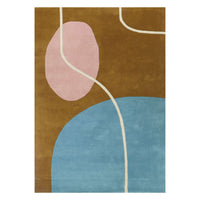 Finarte Ruukku Wool rug - Gold Blue