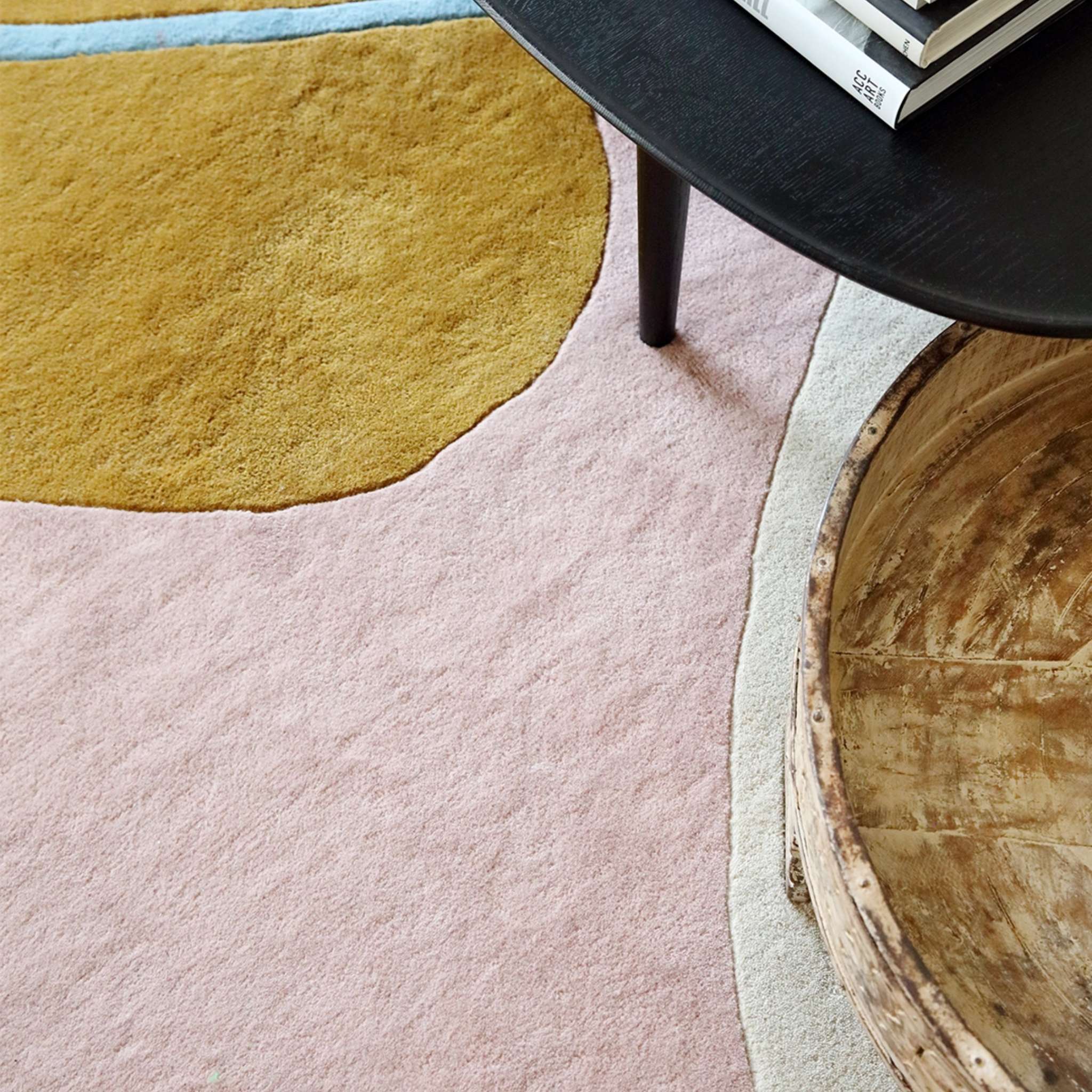Finarte Ruukku Wool rug - Pink Beige
