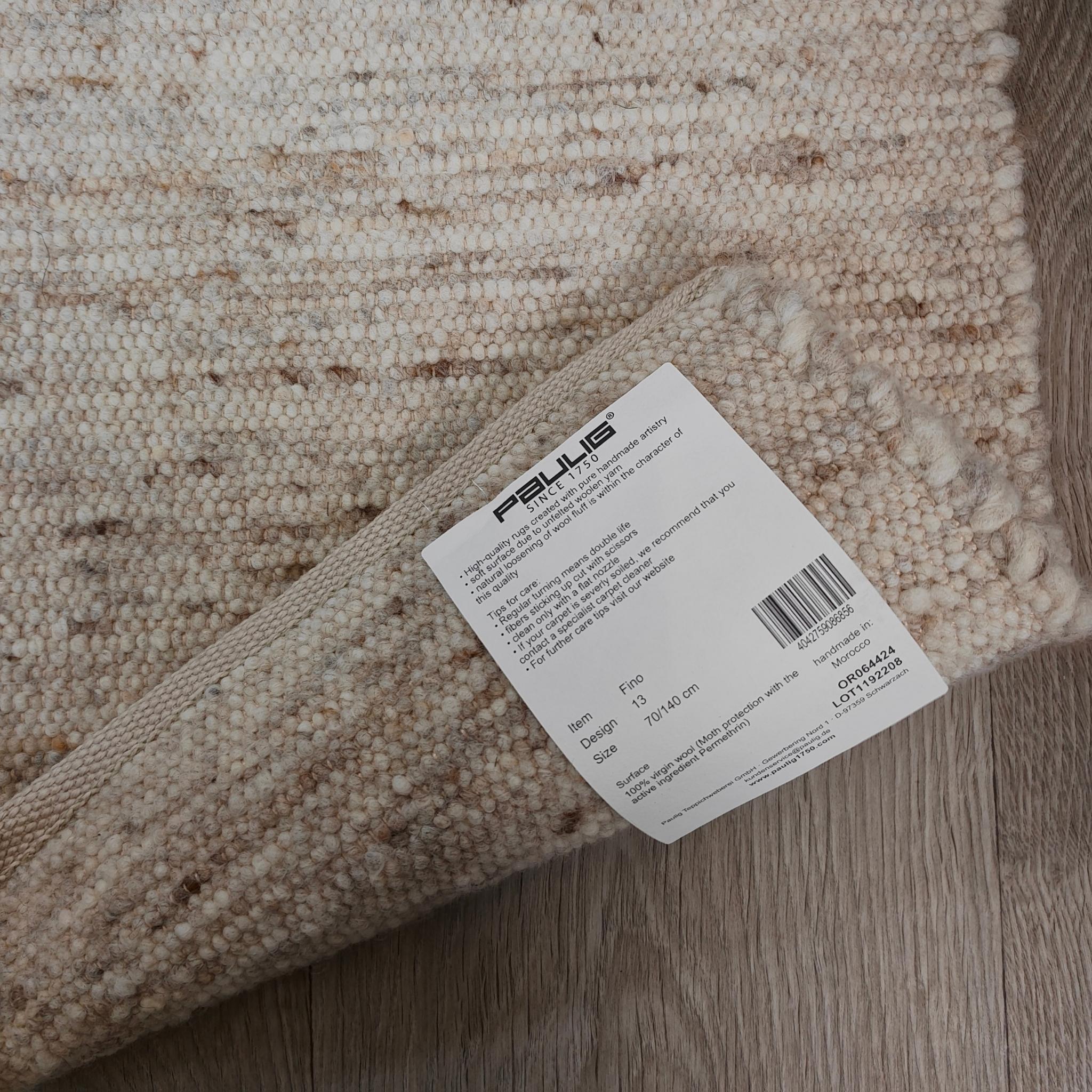 Fino 13 villamatto, mittatilaus - beige-harmaa