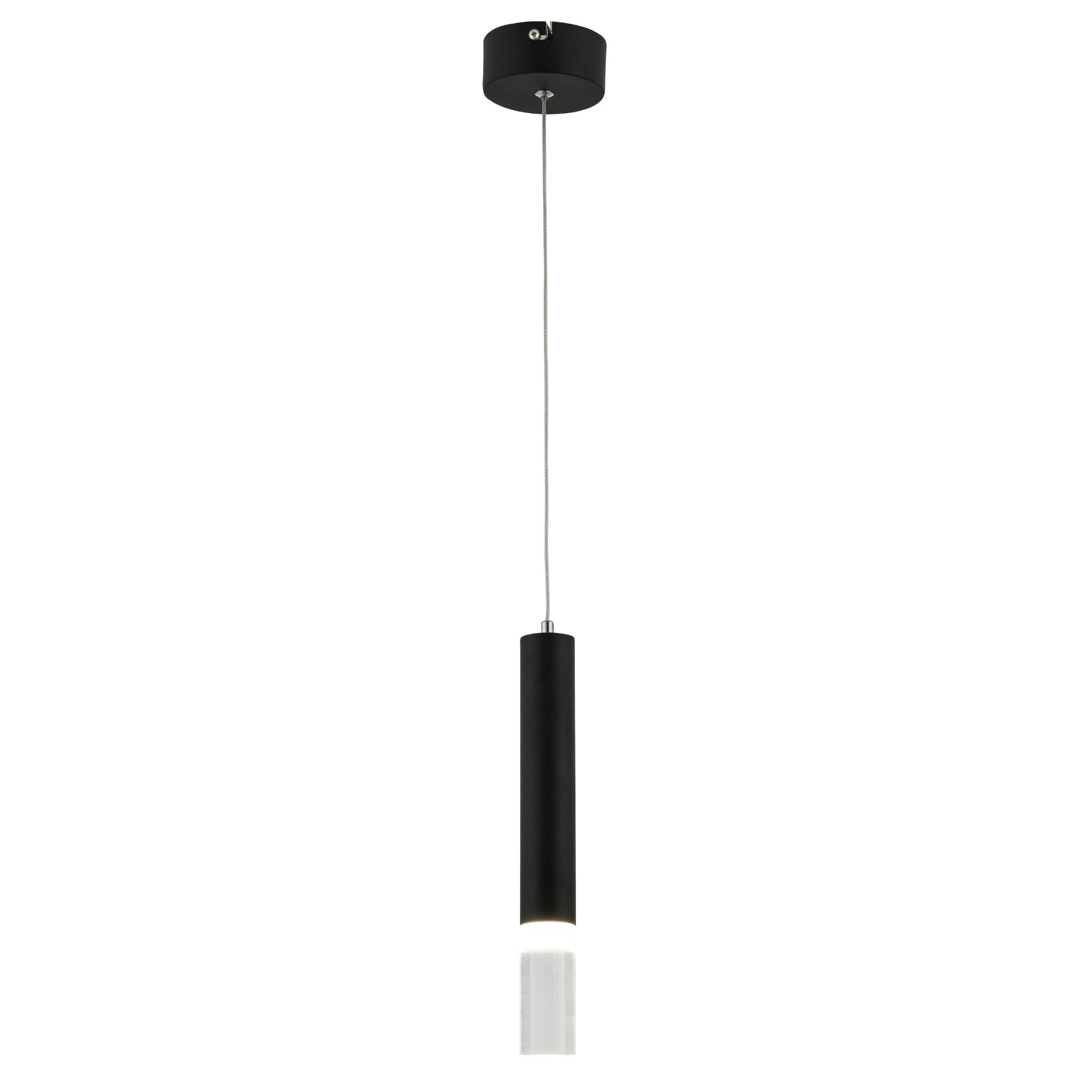 Gwen 330501-02 - Pendant lamp - Chrome - Natural black