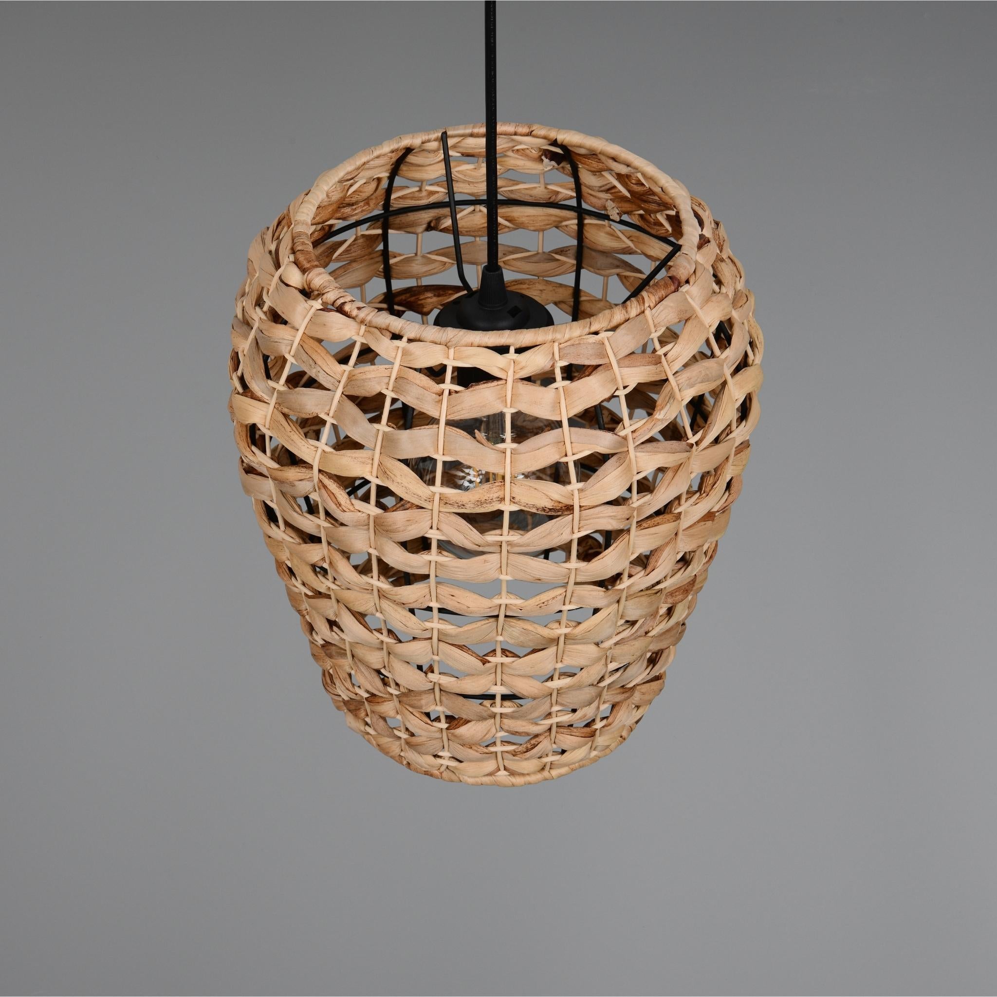 TRIO Jean pendant lamp - natural/sea grass