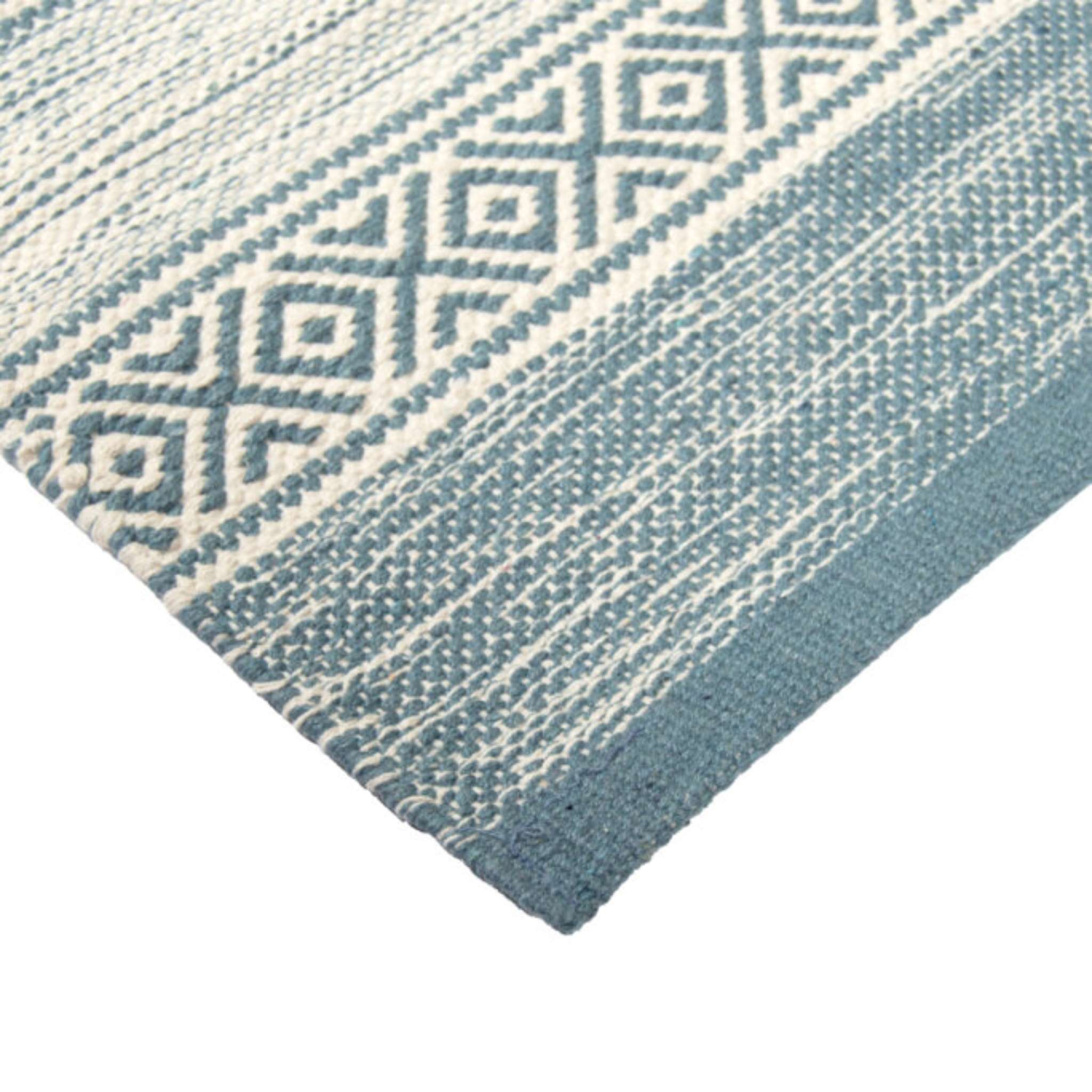 Jokilahti Cotton rug - Blue