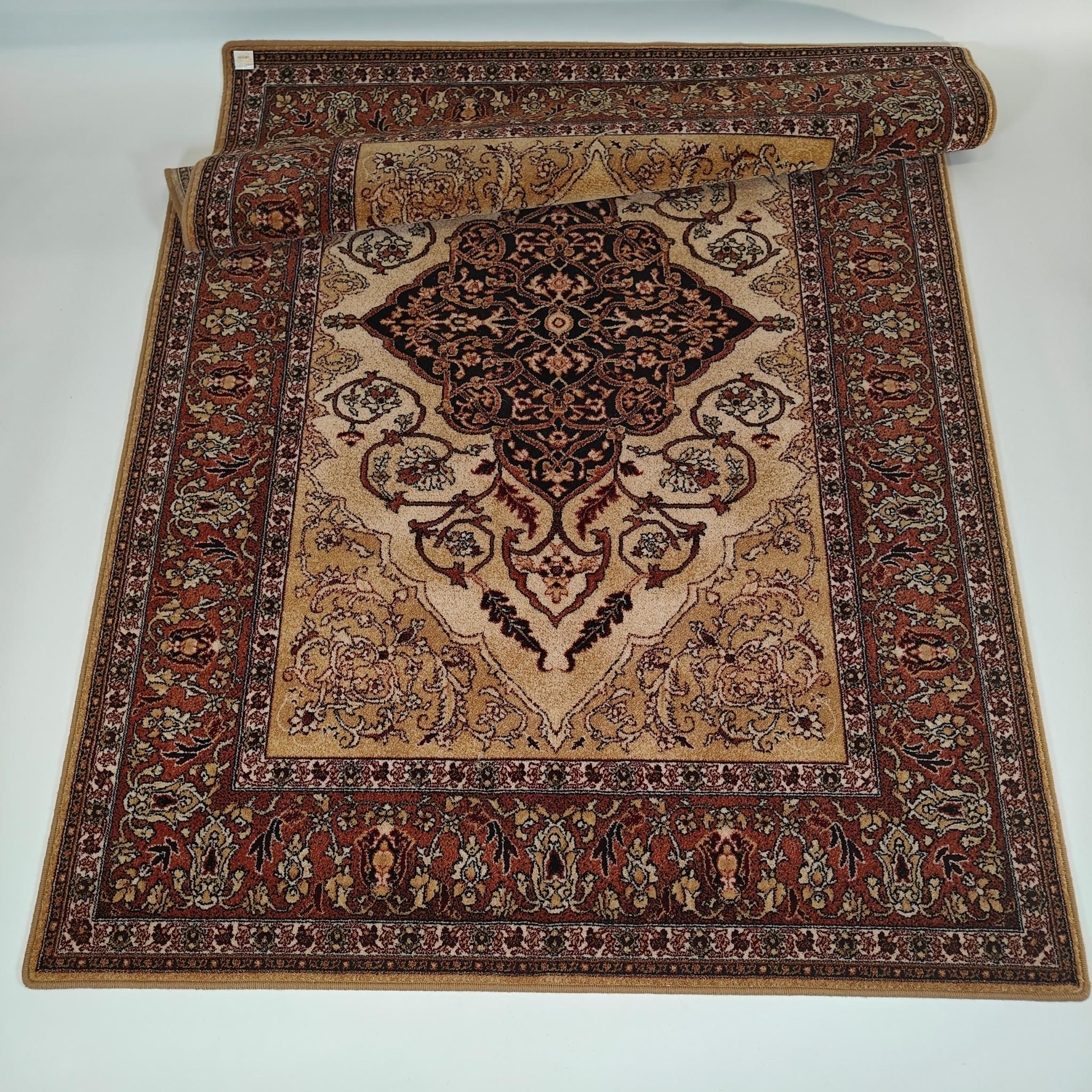 Leyla itämainen villamatto - amber