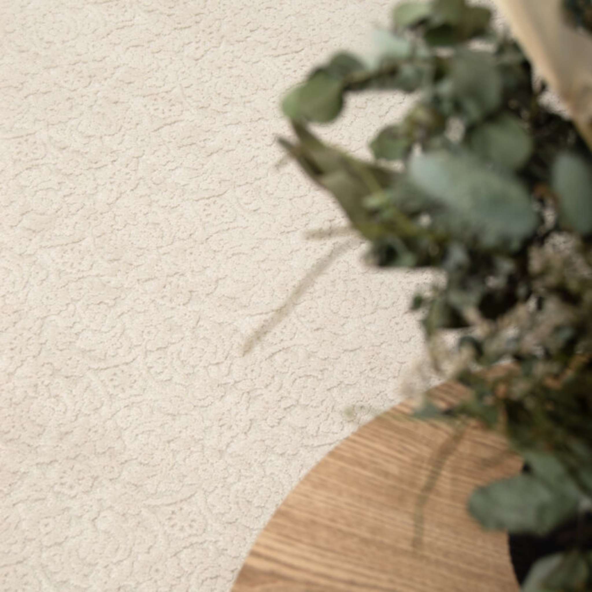 Lilian Pile rug - natural white