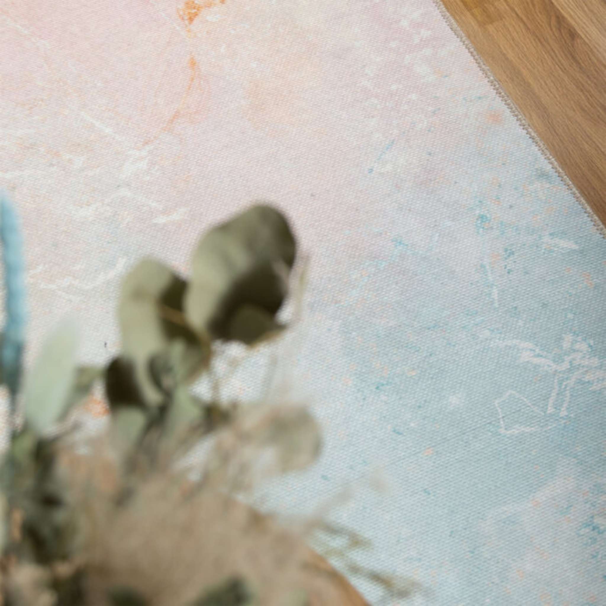 Lilie Flatweave rug - pastel