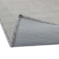 Lino rubber backed rug Roll - Light gray