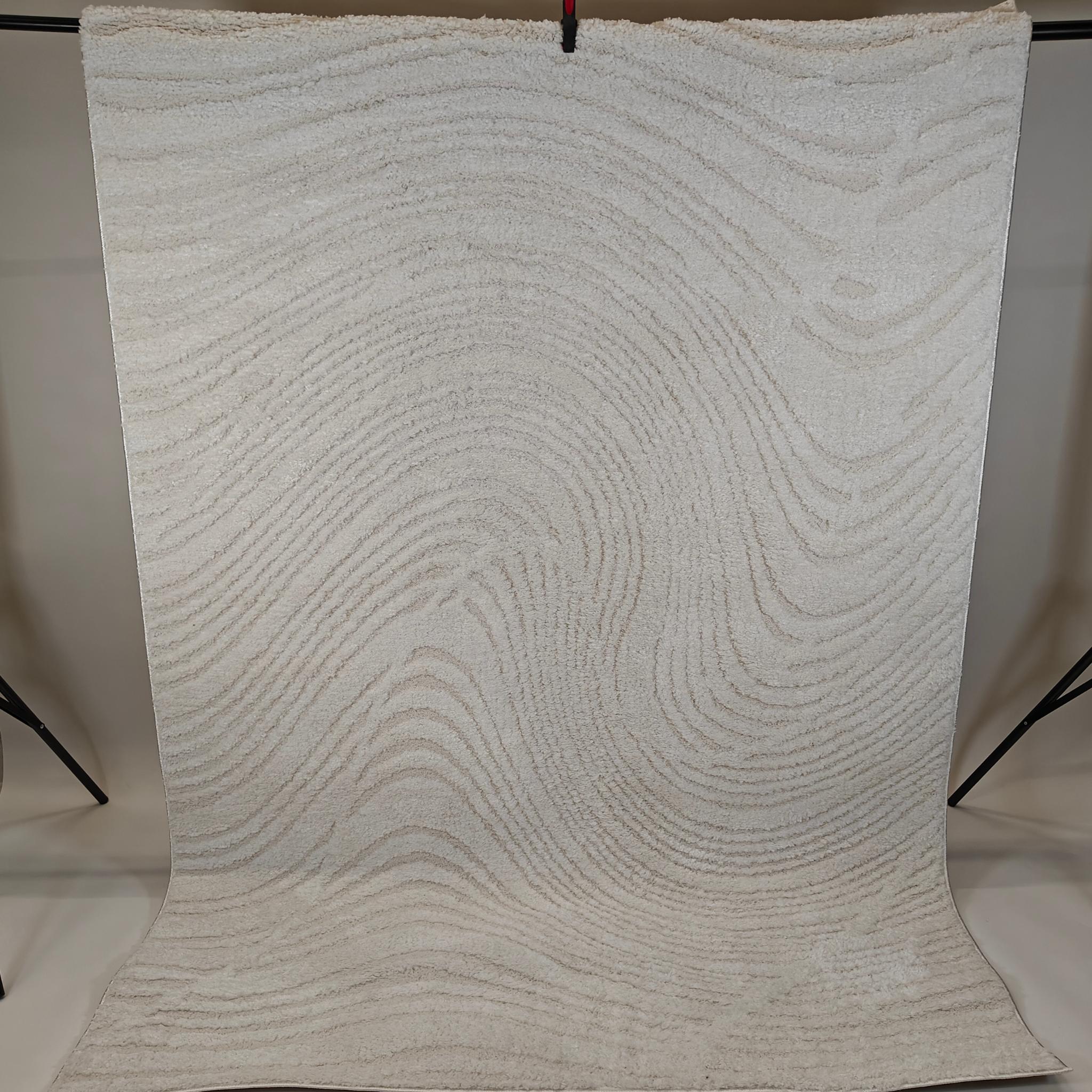 Lotus Pile rug - Natural white