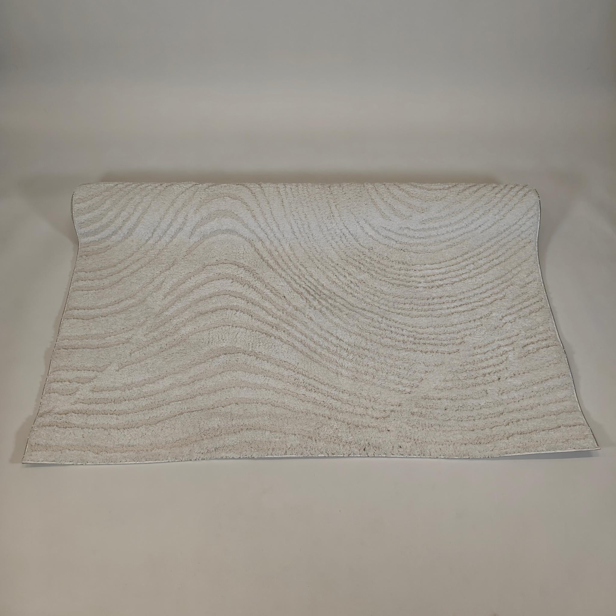 Lotus Pile rug - Natural white