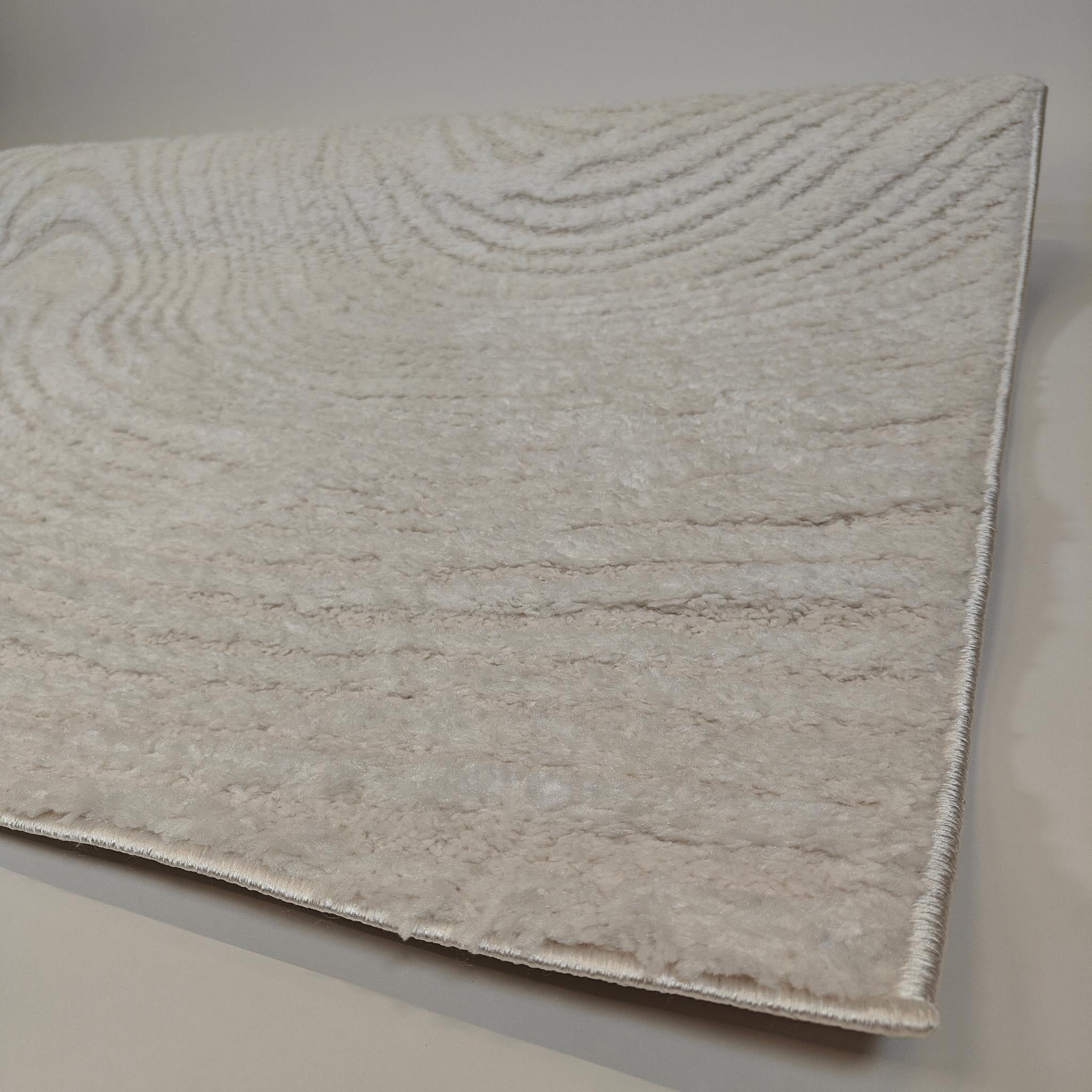 Lotus Pile rug - Natural white