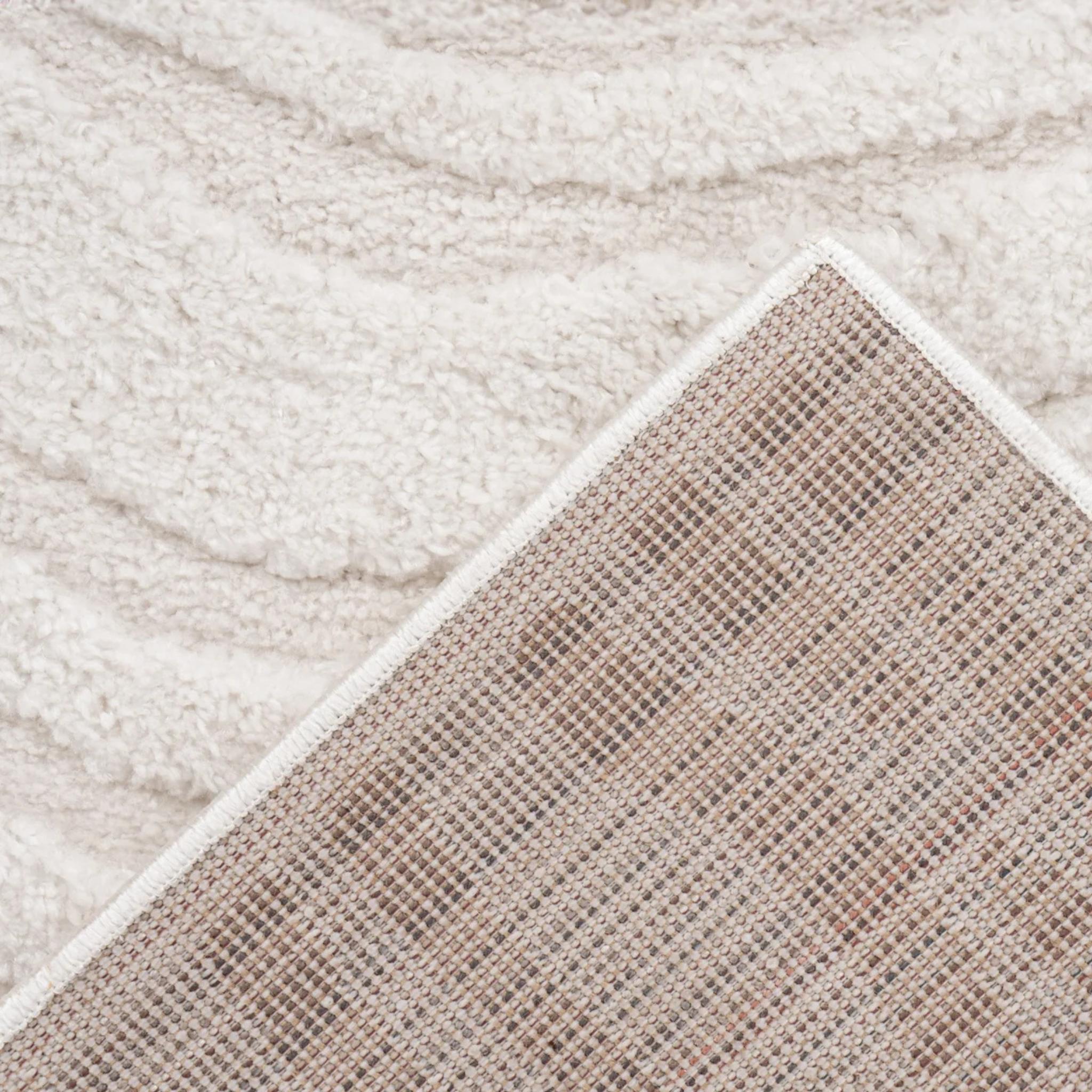 Lotus Pile rug - Natural white