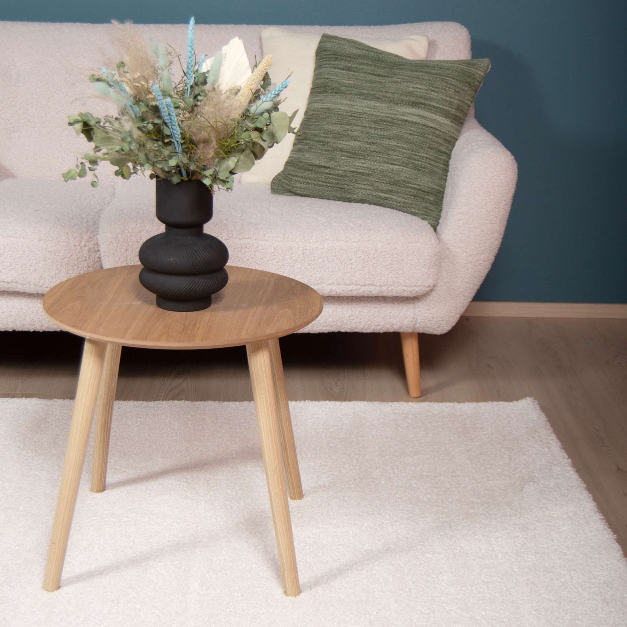 Louna Pile rug - white